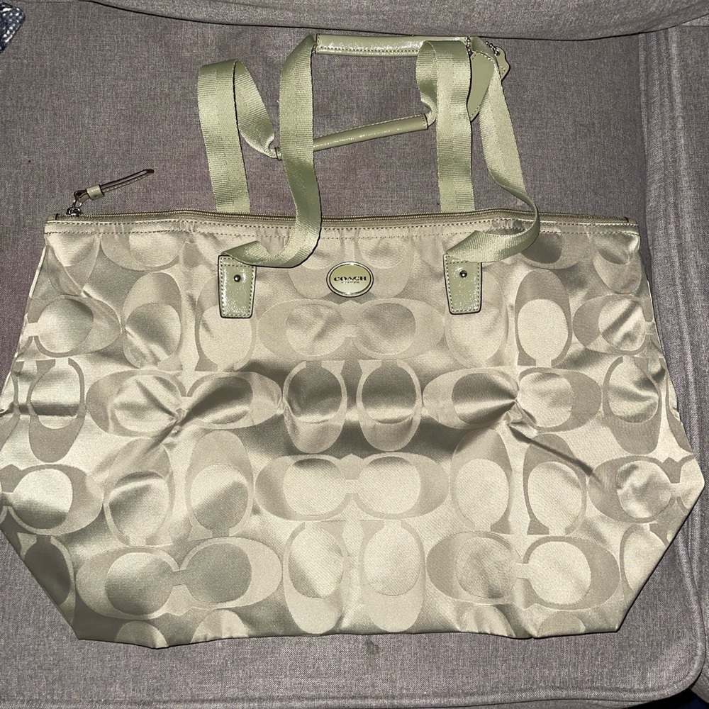 Coach Packable Foldable Nylon Tote